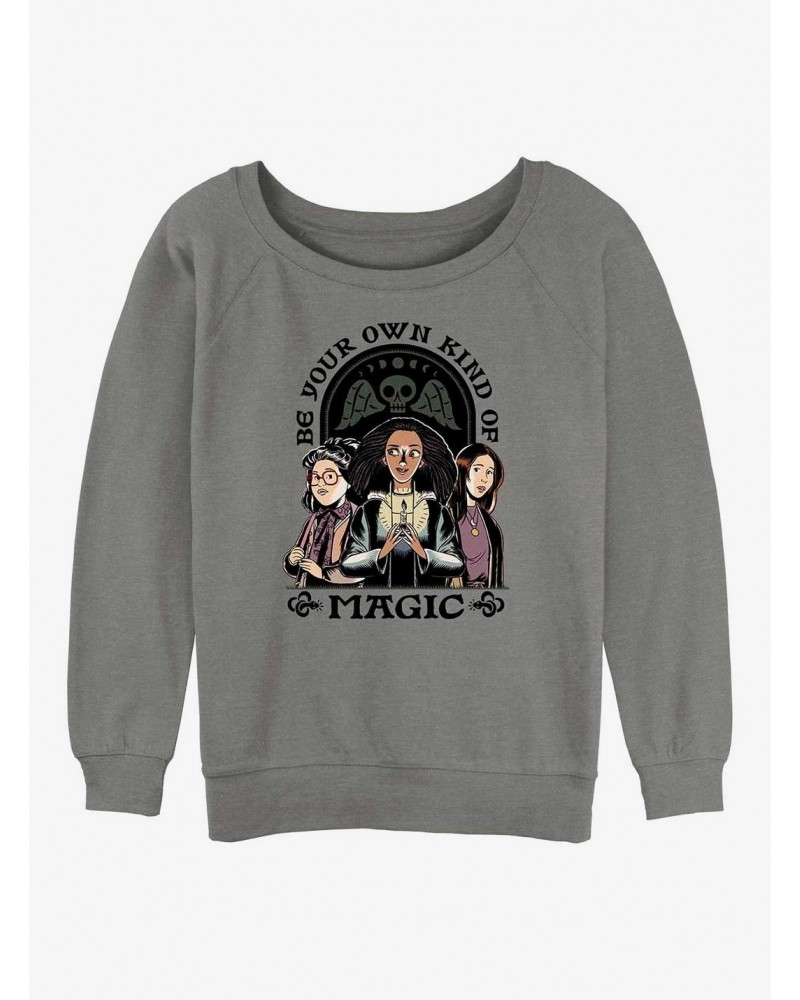 Disney Hocus Pocus Be Your Own Kind Of Magic Girls Sweatshirt $15.87 Sweatshirts