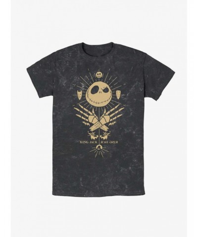 Disney The Nightmare Before Christmas King Jack Mineral Wash T-Shirt $9.58 T-Shirts