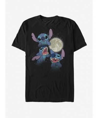 Disney Lilo & Stitch Three Stitch Moon T-Shirt $8.60 T-Shirts