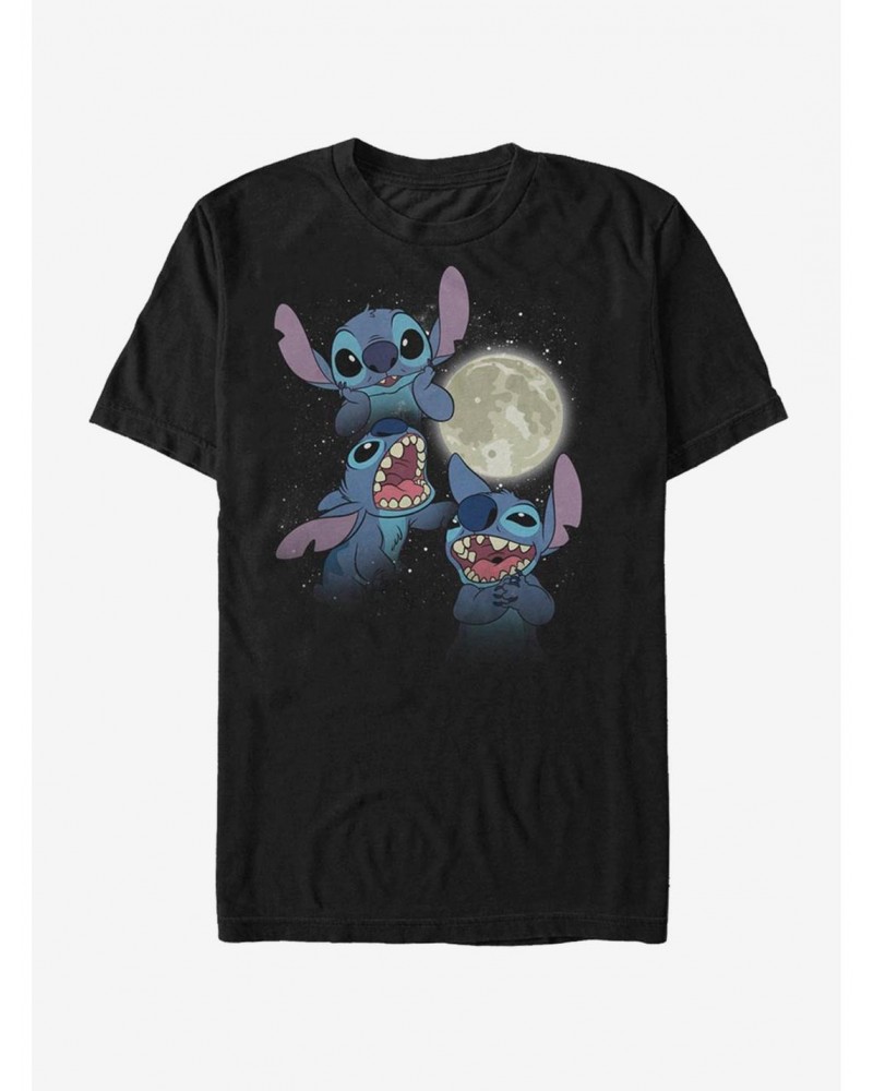 Disney Lilo & Stitch Three Stitch Moon T-Shirt $8.60 T-Shirts