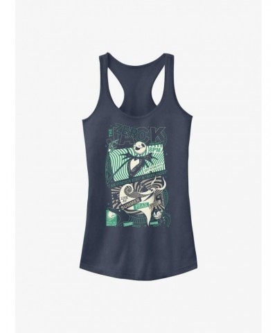 Disney The Nightmare Before Christmas Summer Fear Fest Jack Zero Girls Tank $9.46 Tanks