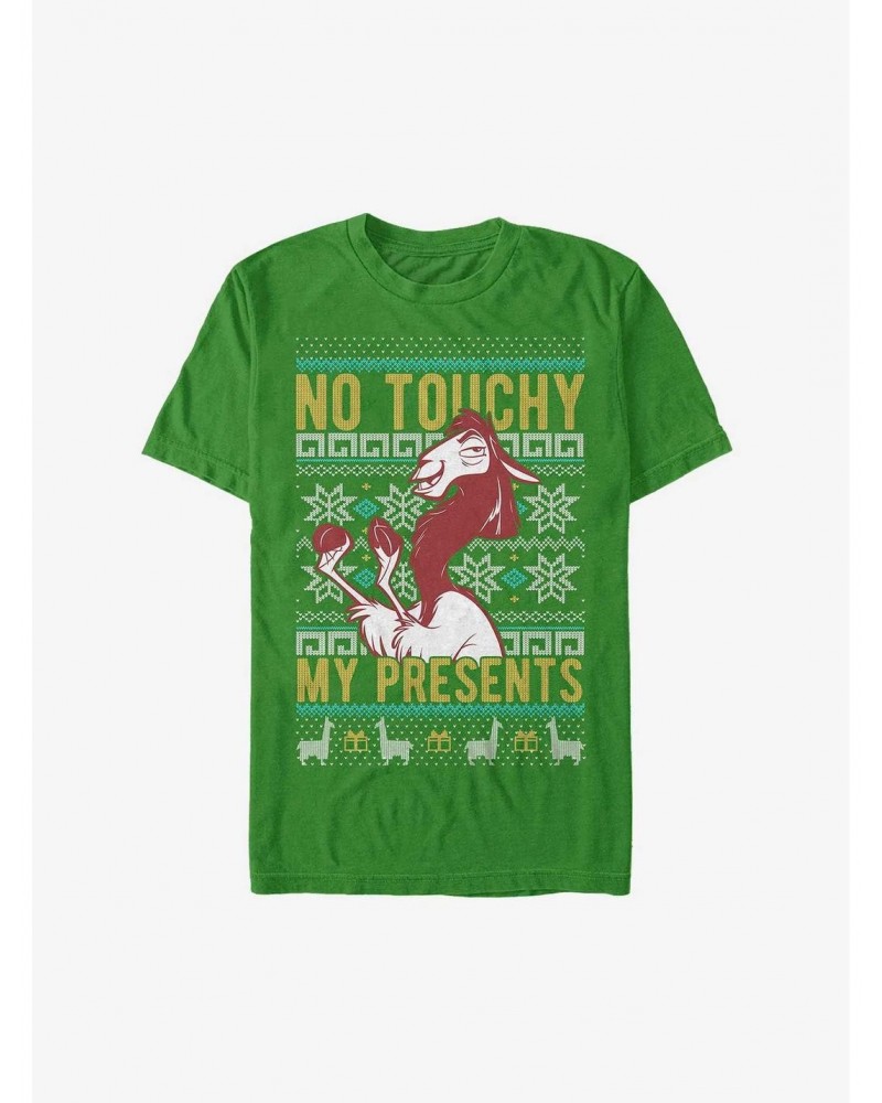 Disney The Emperor's New Groove Kuzco No Touchy Ugly Christmas Extra Soft T-Shirt $10.76 T-Shirts