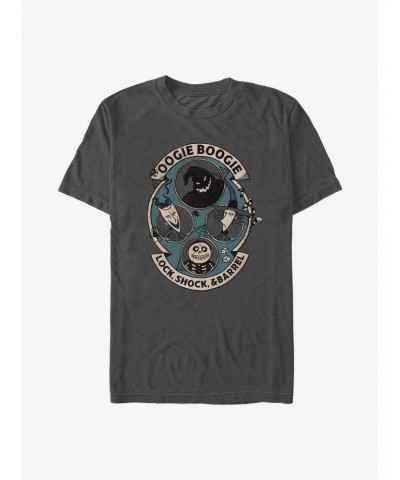 Disney The Nightmare Before Christmas Oogie Boogie and Lock, Shock, & Barrel T-Shirt $11.23 T-Shirts