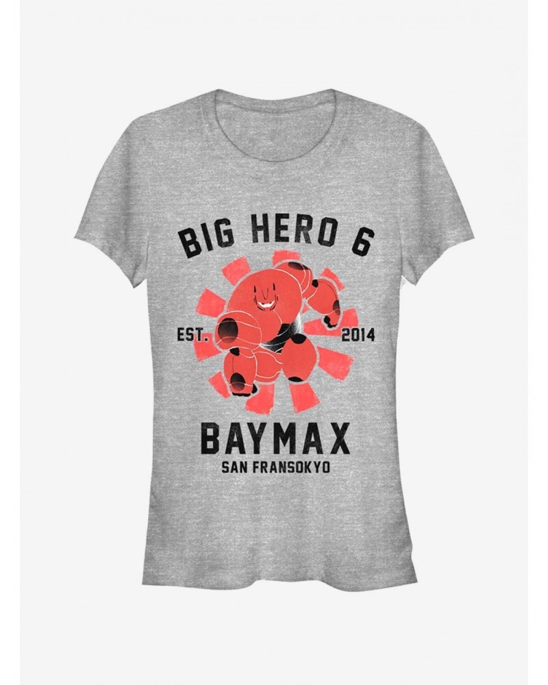 Disney Big Hero 6 Baymax Collegiate Girls T-Shirt $7.72 T-Shirts