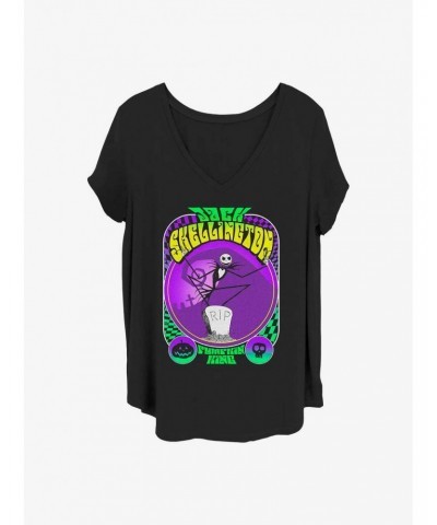 Disney The Nightmare Before Christmas Jack Skellington Girls T-Shirt Plus Size $13.87 T-Shirts