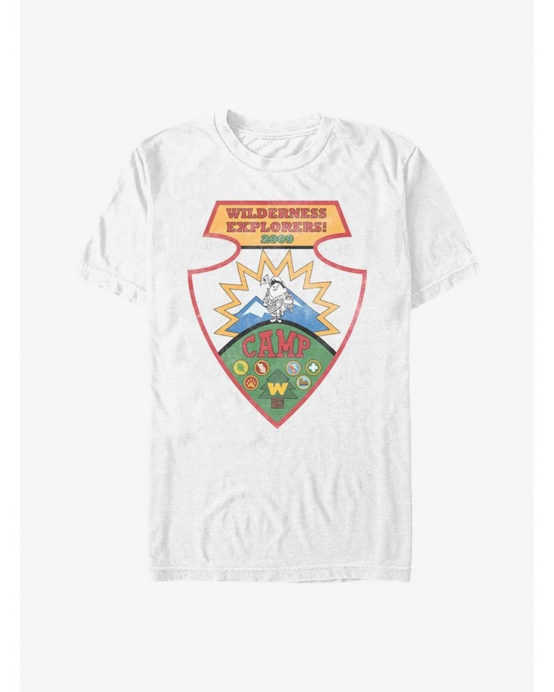 Disney Pixar Up Wilderness Explorers Camp T-Shirt $11.47 T-Shirts