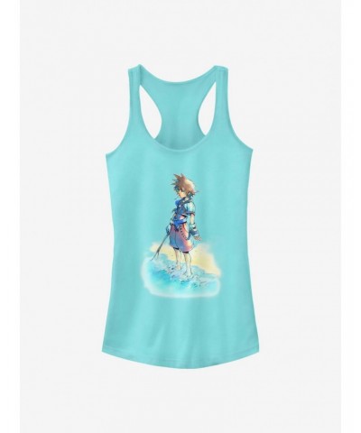 Disney Kingdom Hearts Beach Sora Girls Tank $11.45 Tanks