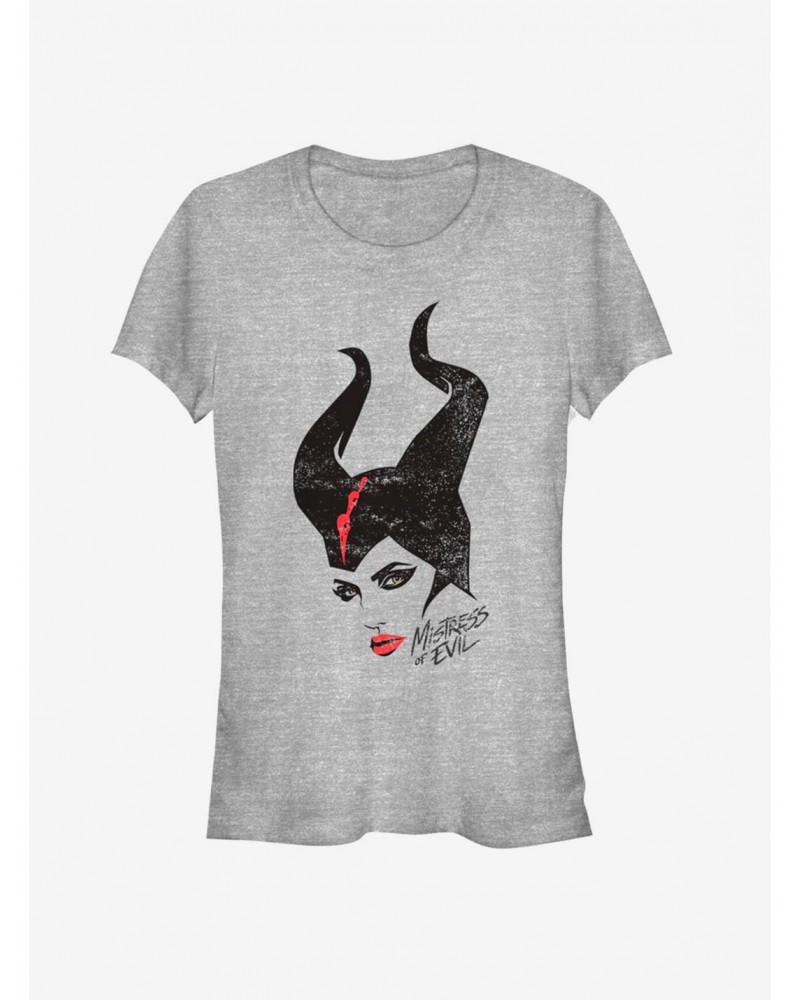 Disney Maleficent: Mistress Of Evil Red Lipstick Girls T-Shirt $11.95 T-Shirts