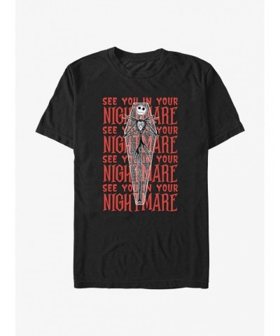 Disney The Nightmare Before Christmas Jack Coffin See You In Your Nightmare T-Shirt $11.47 T-Shirts