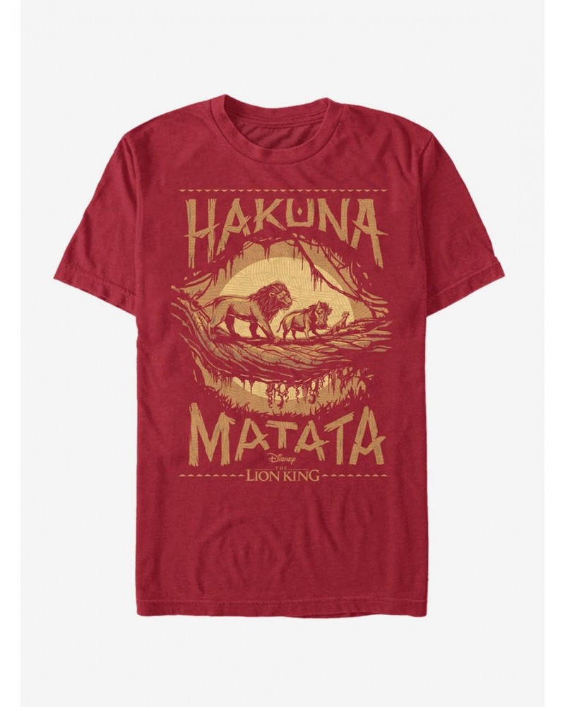 Disney The Lion King 2019 Savannah Poster T-Shirt $10.99 T-Shirts