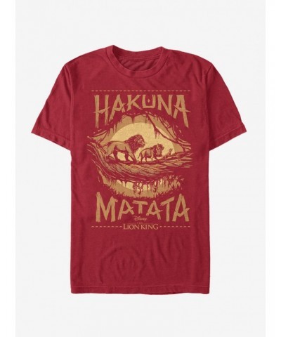 Disney The Lion King 2019 Savannah Poster T-Shirt $10.99 T-Shirts