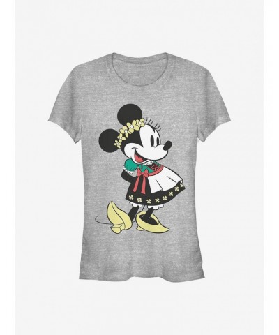 Disney Minnie Mouse Dirndl Basics Girls T-Shirt $10.21 T-Shirts