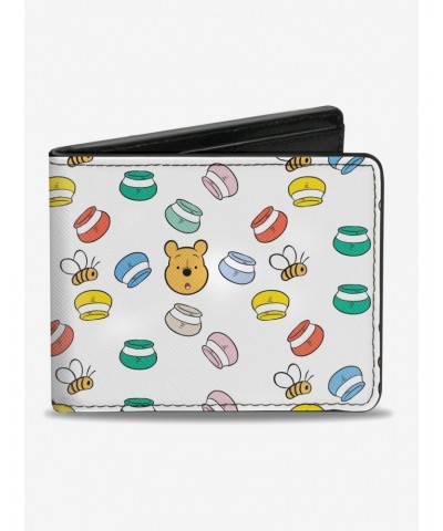 Disney Winnie the Pooh Honey Pots Bi-fold Wallet $7.32 Wallets