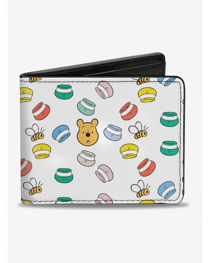 Disney Winnie the Pooh Honey Pots Bi-fold Wallet $7.32 Wallets