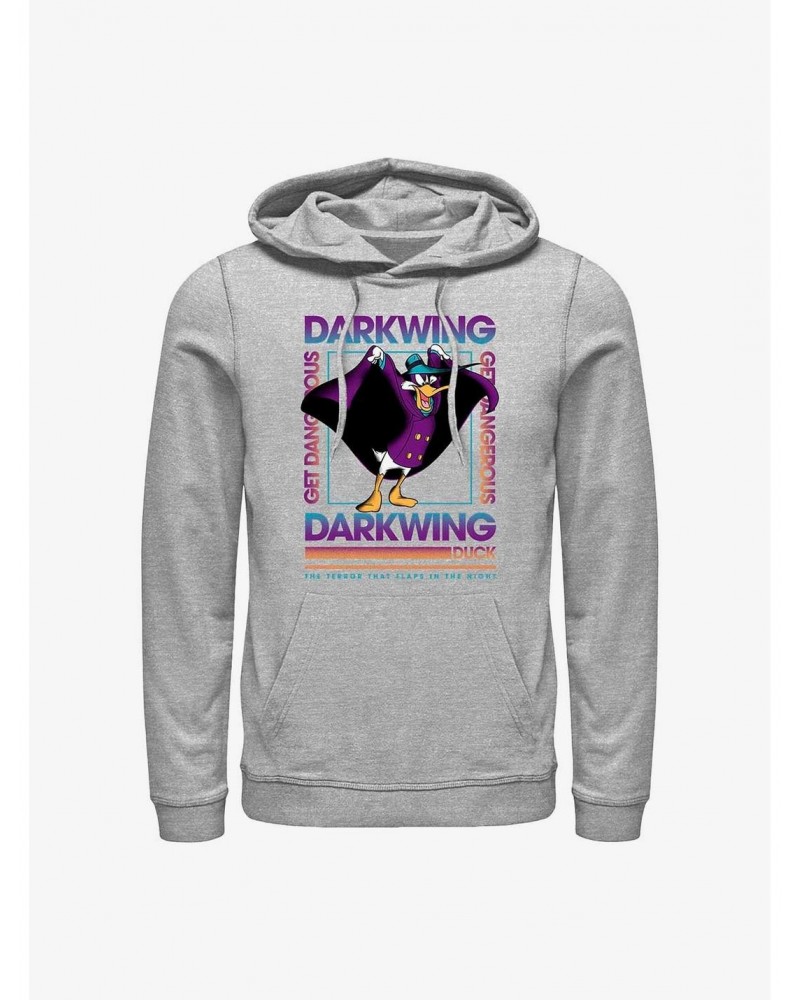 Disney Darkwing Duck Darkwing Box Hoodie $19.31 Hoodies