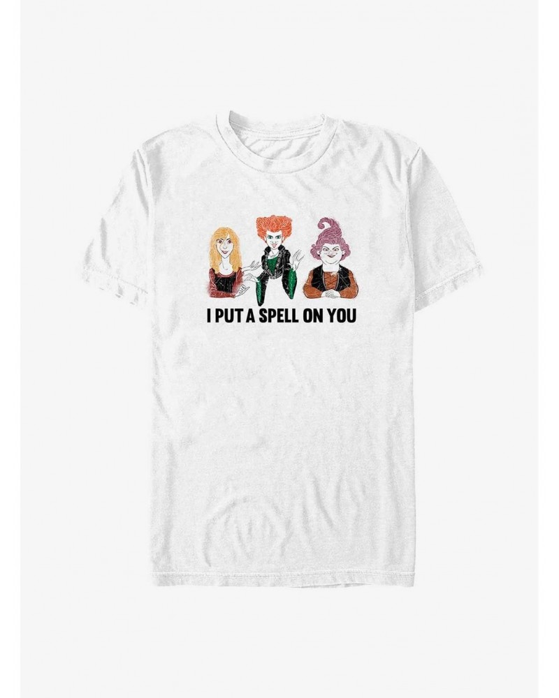 Disney Hocus Pocus Sanderson Sisters I Put A Spell On You T-Shirt $11.71 T-Shirts