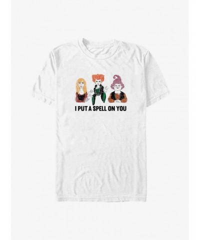 Disney Hocus Pocus Sanderson Sisters I Put A Spell On You T-Shirt $11.71 T-Shirts