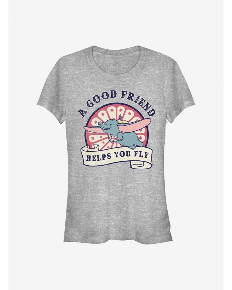 Disney Dumbo Friends Help You Fly Girls T-Shirt $8.72 T-Shirts