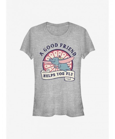 Disney Dumbo Friends Help You Fly Girls T-Shirt $8.72 T-Shirts