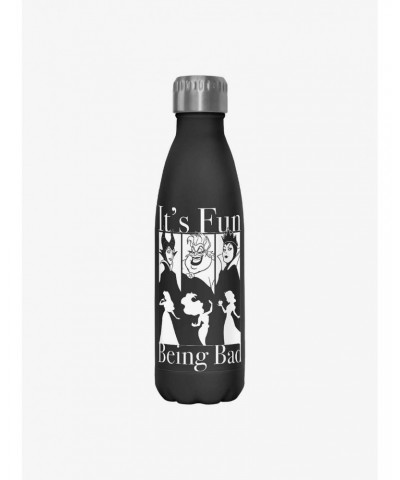 Disney Villains It's Fun Being Bad Water Bottle $7.47 Water Bottles