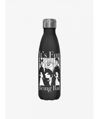 Disney Villains It's Fun Being Bad Water Bottle $7.47 Water Bottles