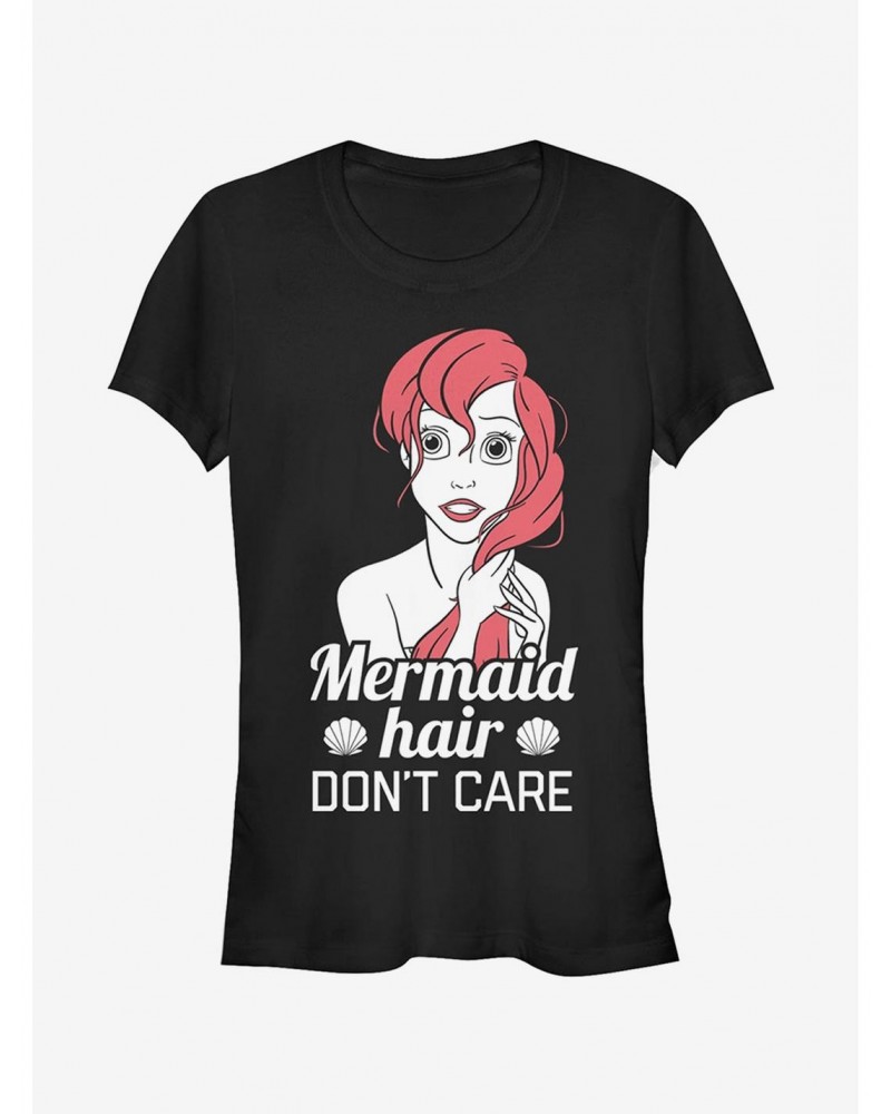 Disney Ariel Mermaid Don't Care Girls T-Shirt $12.20 T-Shirts