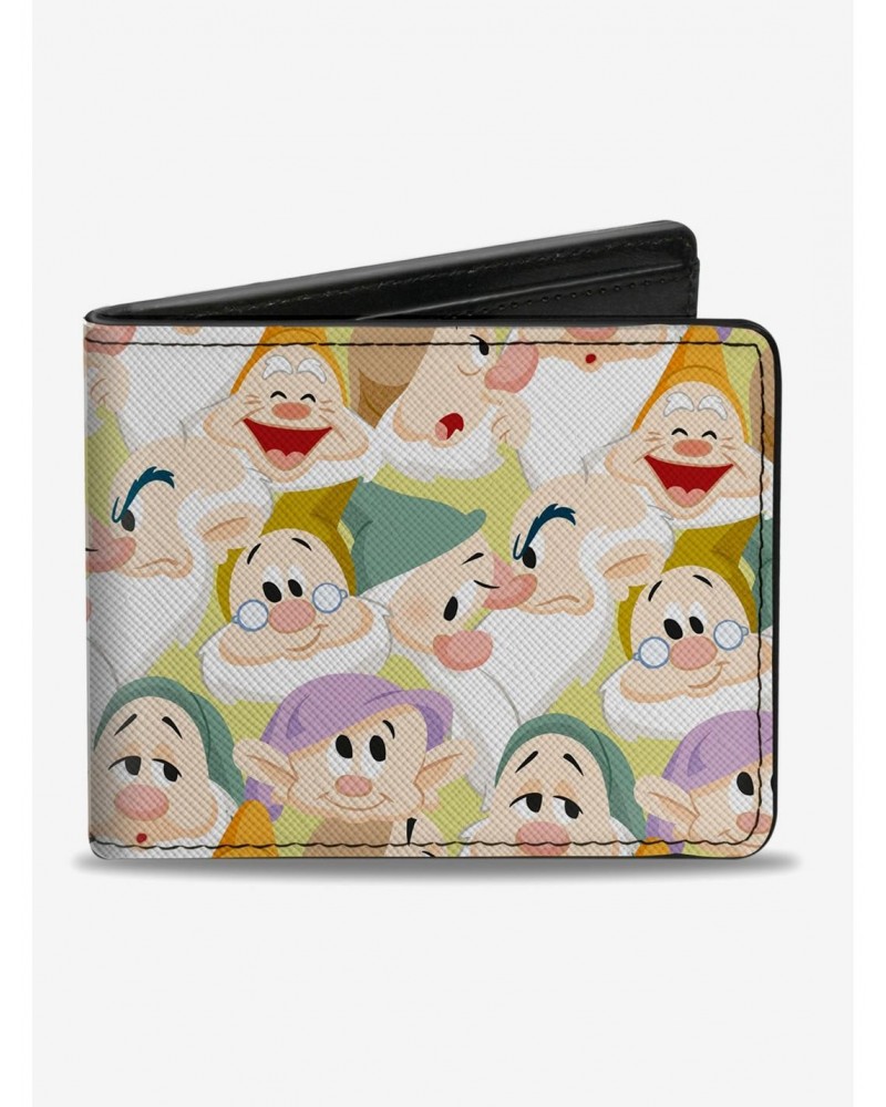 Disney Snow White Dwarfs Stacked Bifold Wallet $9.41 Wallets