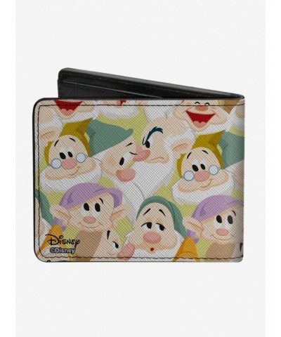 Disney Snow White Dwarfs Stacked Bifold Wallet $9.41 Wallets