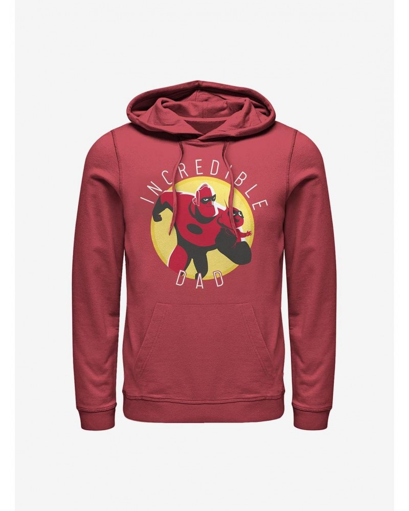 Disney Pixar The Incredibles Incredible Dad Circle Hoodie $17.51 Hoodies