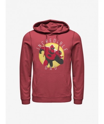 Disney Pixar The Incredibles Incredible Dad Circle Hoodie $17.51 Hoodies