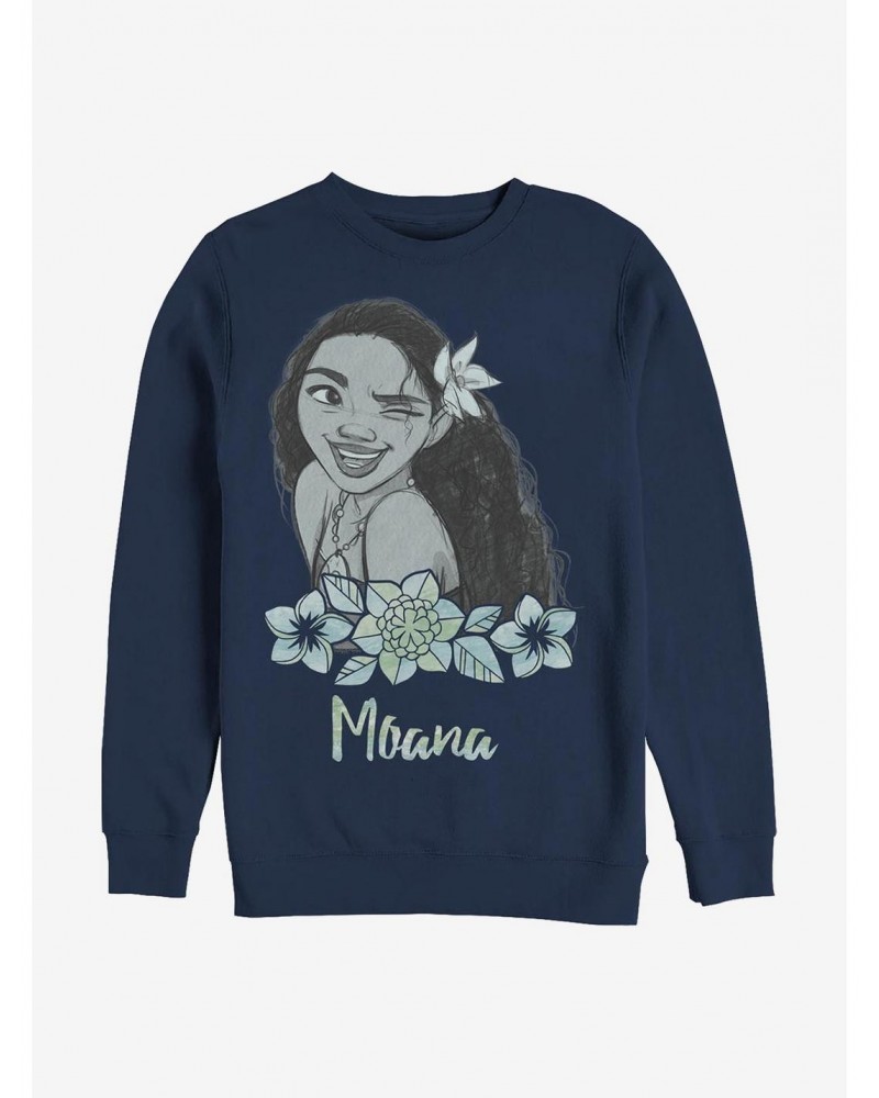 Disney Moana Happy Smile Crew Sweatshirt $14.39 Sweatshirts