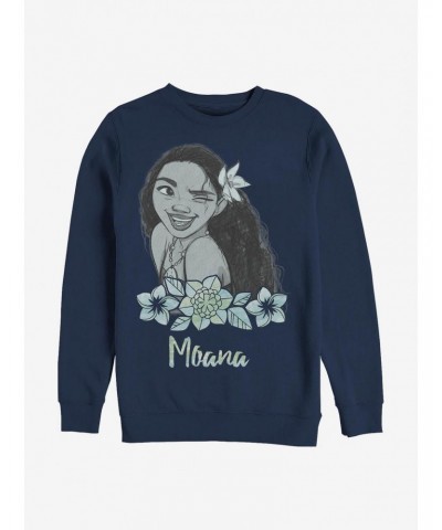 Disney Moana Happy Smile Crew Sweatshirt $14.39 Sweatshirts