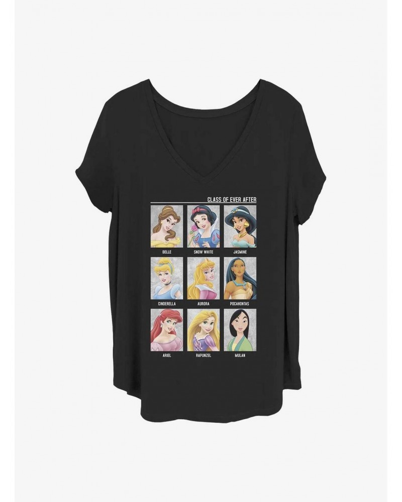 Disney Princesses Class Of Ever After Girls T-Shirt Plus Size $9.83 T-Shirts