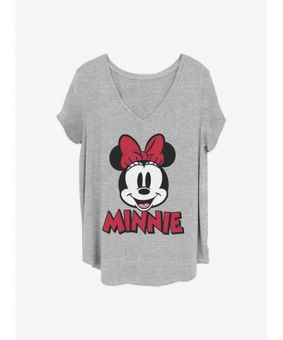 Disney Minnie Mouse Minnie Patch Girls T-Shirt Plus Size $8.67 T-Shirts