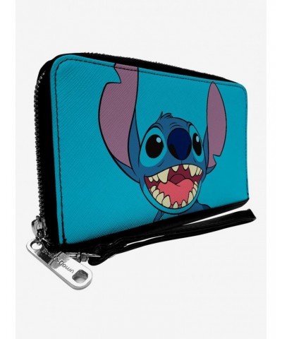 Disney Lilo & Stitch Smiling Zip Around Wallet $16.16 Wallets