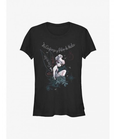 Disney Peter Pan Fe, Confianza Y Polvo De Hadas Faith, Trust & Pixie Dust In Spanish Girls T-Shirt $7.97 T-Shirts