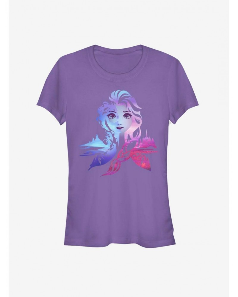 Frozen 2 Elsa Seasons Girls T-Shirt $10.71 T-Shirts