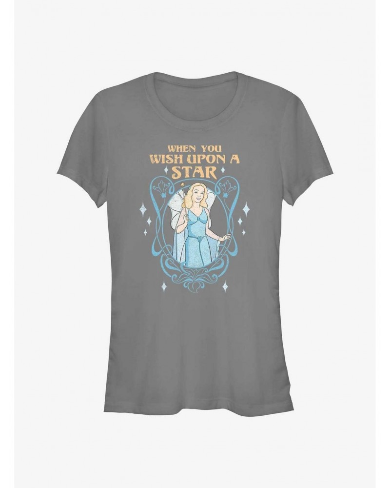 Disney Pinocchio When You Wish Upon A Star Fairy Girls T-Shirt $9.21 T-Shirts