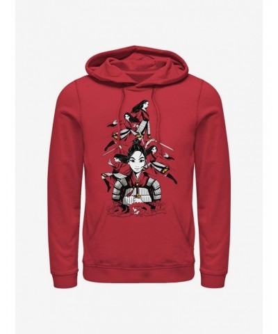 Disney Mulan Mulan Poses Hoodie $14.82 Hoodies