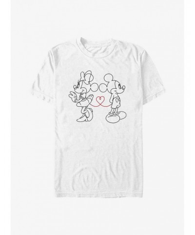 Disney Mickey Mouse Heart Tails T-Shirt $11.47 T-Shirts