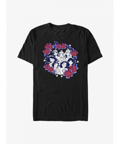 Disney Princesses Rose Badge T-Shirt $10.28 T-Shirts