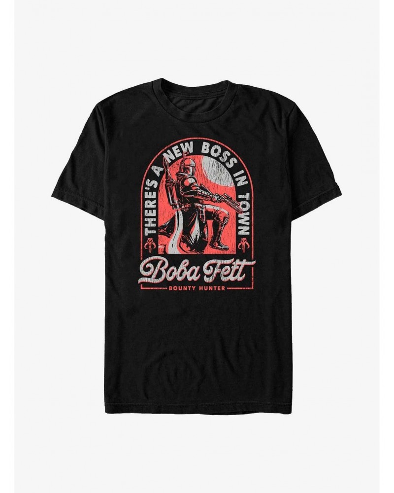 Star Wars The Book Of Boba Fett The New Boss T-Shirt $7.65 T-Shirts