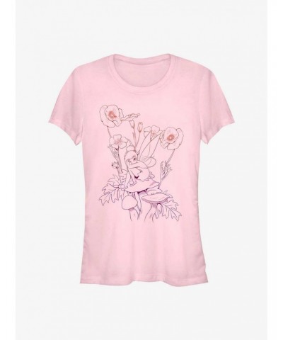 Disney Tinker Bell Fall Mushroom Girls T-Shirt $11.70 T-Shirts