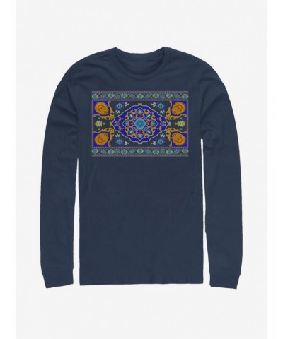 Disney Aladdin 2019 Magic Carpet Panel Print Long-Sleeve T-Shirt $15.79 Merchandises