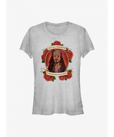 Disney Pirates of the Caribbean Sailor Jack Portrait Girls T-Shirt $11.21 T-Shirts