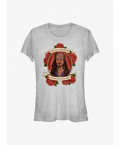 Disney Pirates of the Caribbean Sailor Jack Portrait Girls T-Shirt $11.21 T-Shirts