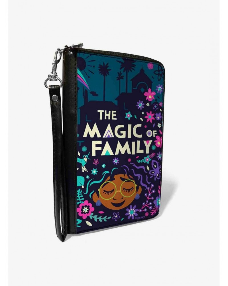 Disney Encanto Mirabel The Magic of Family Floral Collage Zip Around Wallet $10.47 Wallets