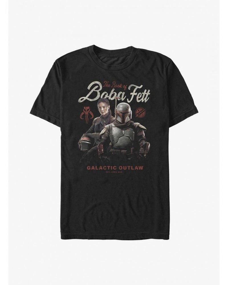 Star Wars The Book Of Boba Fett Boba Badge T-Shirt $10.99 T-Shirts