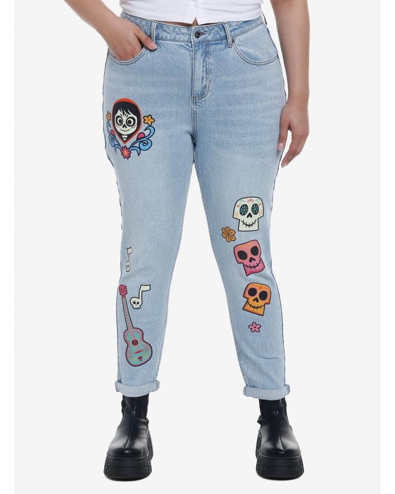 Disney Pixar Coco Mom Jeans Plus Size $9.82 Jeans