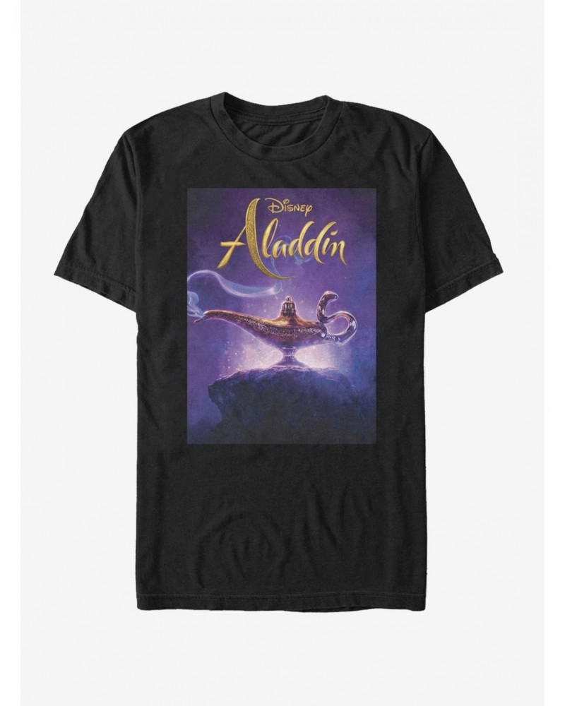 Disney Aladdin 2019 Aladdin Live Action Cover T-Shirt $9.32 T-Shirts